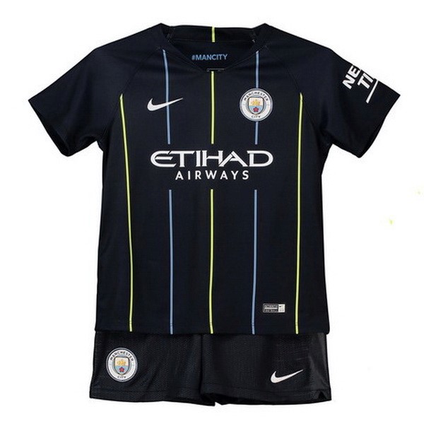 Camiseta Manchester City Segunda equipación Niños 2018-2019 Azul